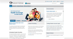 Desktop Screenshot of idmedicaid.com